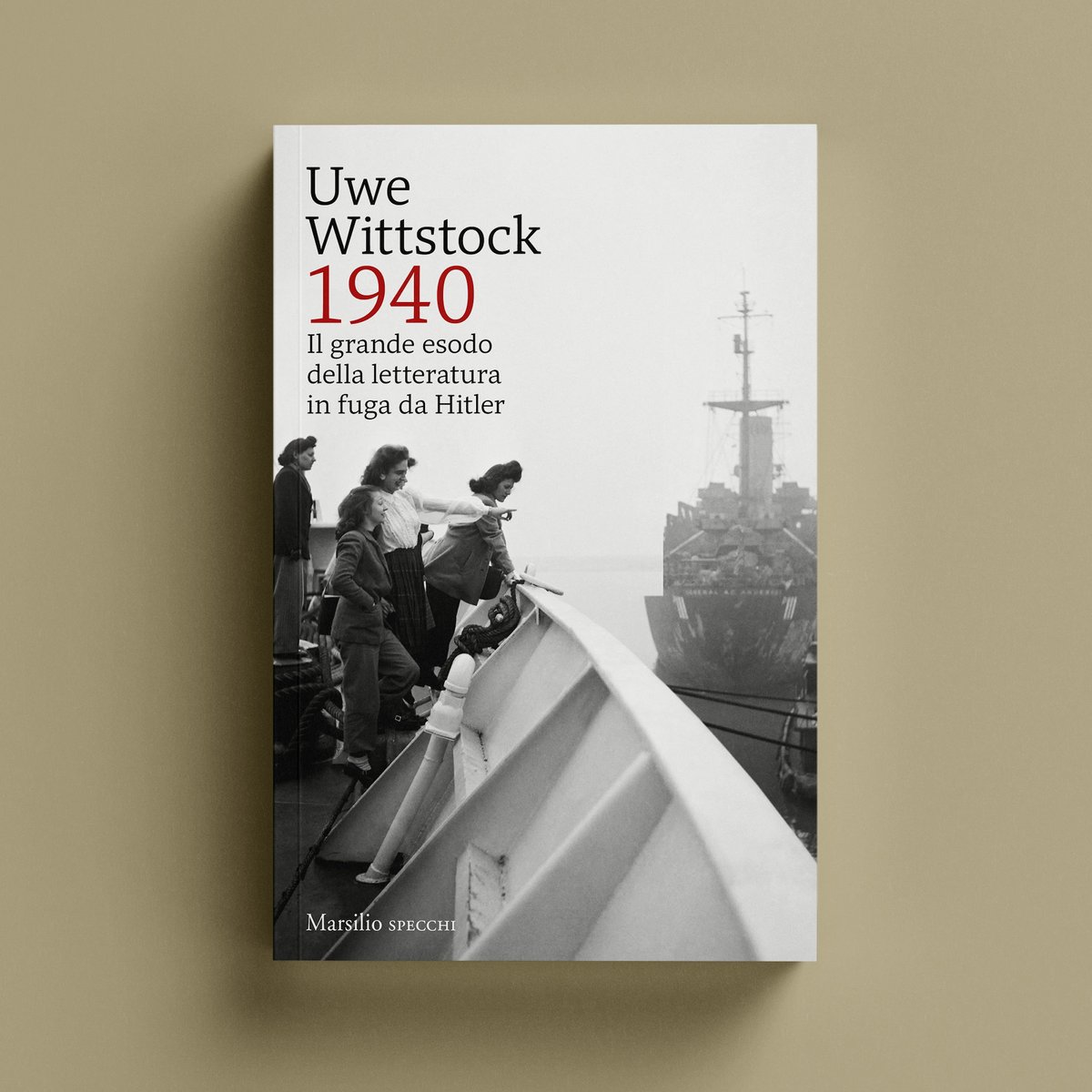 MarsilioEditori's tweet photo. ✍️ Uwe Wittstock
📖 1940. Il grande esodo della letteratura in fuga da Hitler
Da oggi in libreria!
🔗 https://t.co/wEcJCYy8WT
#Marsilio #specchi #UweWittstock #1940 https://t.co/7b75Jjws6j
