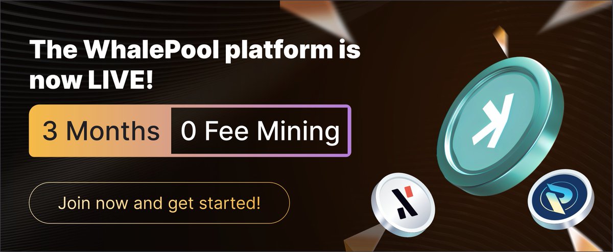 whalepool_com's tweet photo. 🔥Join WhalePool NOW
🎁Mining is 0-fee for 3 months
🎯Link:https://t.co/RgAPBmXTwm
#KAS #ALPH #RXD @KaspaCurrency @alephium @RXD_Community #Miningpool #miningevent #blockchain #crypto https://t.co/E1dabns55M