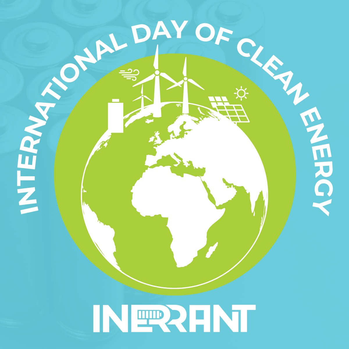 inerrantbattery's tweet photo. 🌍 Today is #InternationalDayOfCleanEnergy!

🔜 Stay tuned to find out how batteries fit into the shift towards clean energy &amp; how #InerrantBatteries strives to contribute to climate neutrality goals! 

#BatteryTechnologies #CleanEnergy #GreenDeal @2030Battery https://t.co/00piIlq7Lw