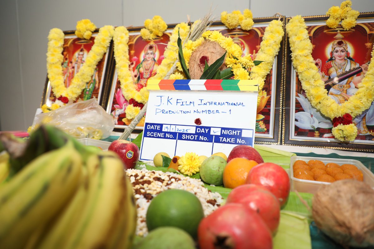 cineulagam's tweet image. Yaathisai Fame Director @dhararasendran&apos;s next of #JKFilmInternational #ProductionNo1 kick started with poojai

@BhavaniSre @Mahendraneditor @actorseyon @PShanas65602 @SureshChandraa @AbdulNassarOffl @DoneChannel1