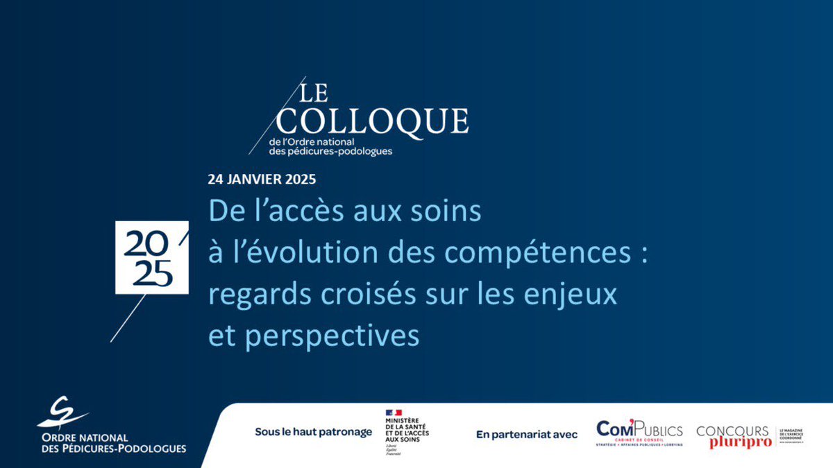 Retrouvez-moi dans quelques minutes au colloque de <a href="/CNal_OPP/">Ordre national des pédicures-podologues</a> pour parler de prévention en santé ! 

👉 youtube.com/watch?v=SwjKws…