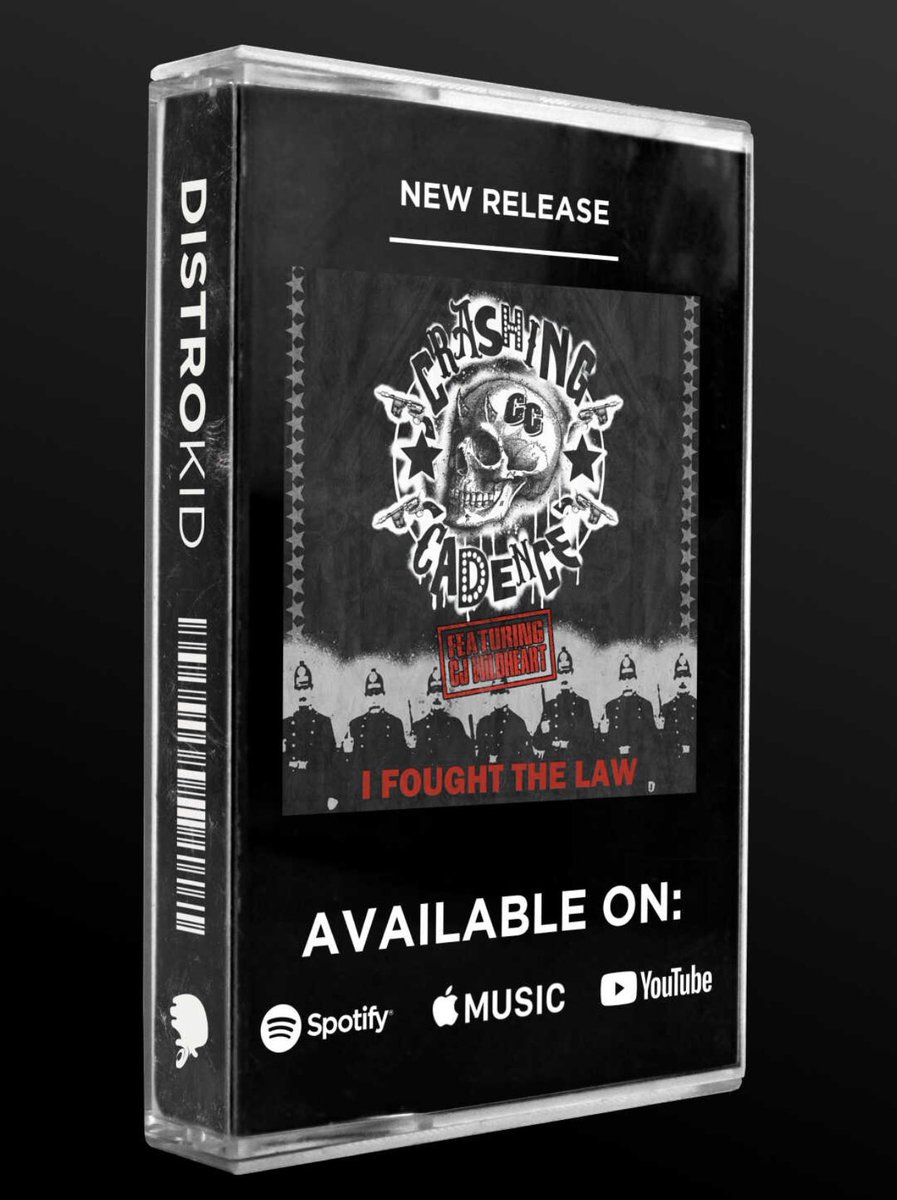 Crashing Cadence (@crashingcadence) on Twitter photo New single out now , if you want to hear our cover of ‘I fought the law’ featuring <a href="/CJWildheart/">CJ Wildheart</a> it’s on all streaming platforms and Bandcamp , play it Loud 🤘🏼 New single out now , if you want to hear our cover of ‘I fought the law’ featuring <a href="/CJWildheart/">CJ Wildheart</a> it’s on all streaming platforms and Bandcamp , play it Loud 🤘🏼