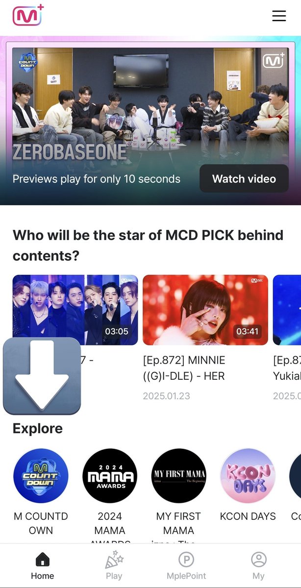 defszone's tweet photo. ✅️VOTEN POR G7 EN MNET+
‼️No les gasta mplepoints‼️
✨️Son 5 votos gratis por cuenta (y me parece que por dispositivo)

1)Entran a la app+ click en MCOUNTDOWN 
2)Bajamos hasta donde dice VOTE
3)Seleccionamos a G7 +Submit VOTE
4)Verificación de humano
5) Repetir otras 4 veces https://t.co/YcZlJoWWgr
