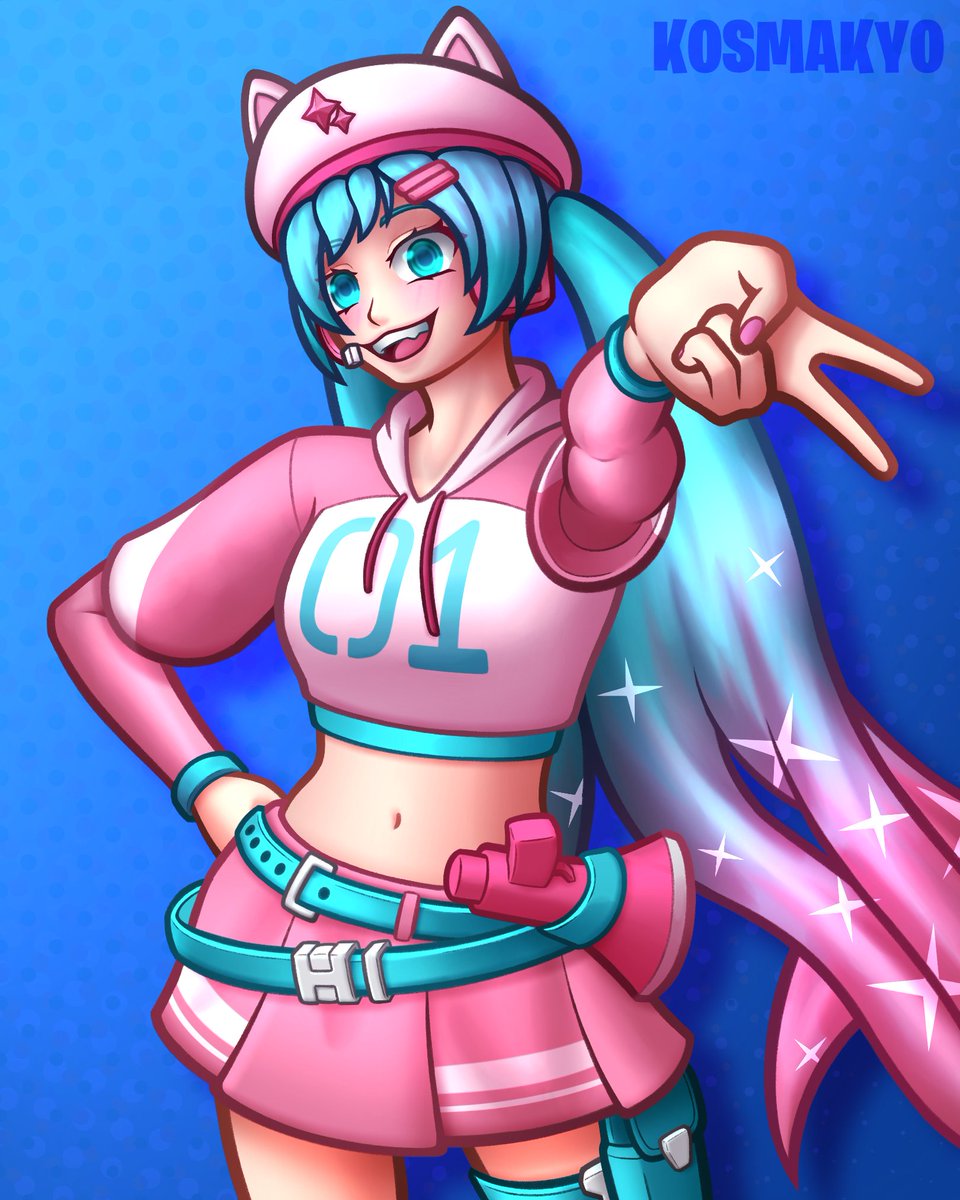 Fortnite Neko Miku 🐱

#FortniteFestival  #FortniteFanArt #HatsuneMiku #HatsuneMikuArt