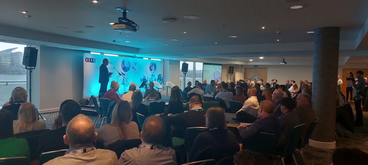 Yesterday was our CITB Skills &amp; Training Conference in Cardiff  - standing room only as <a href="/CITB_UK/">CITB</a>  CEO Tim Balcon kicked the day off.
