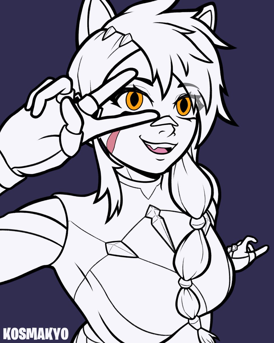 Erisa sketch 🐱

#FortniteFanArt