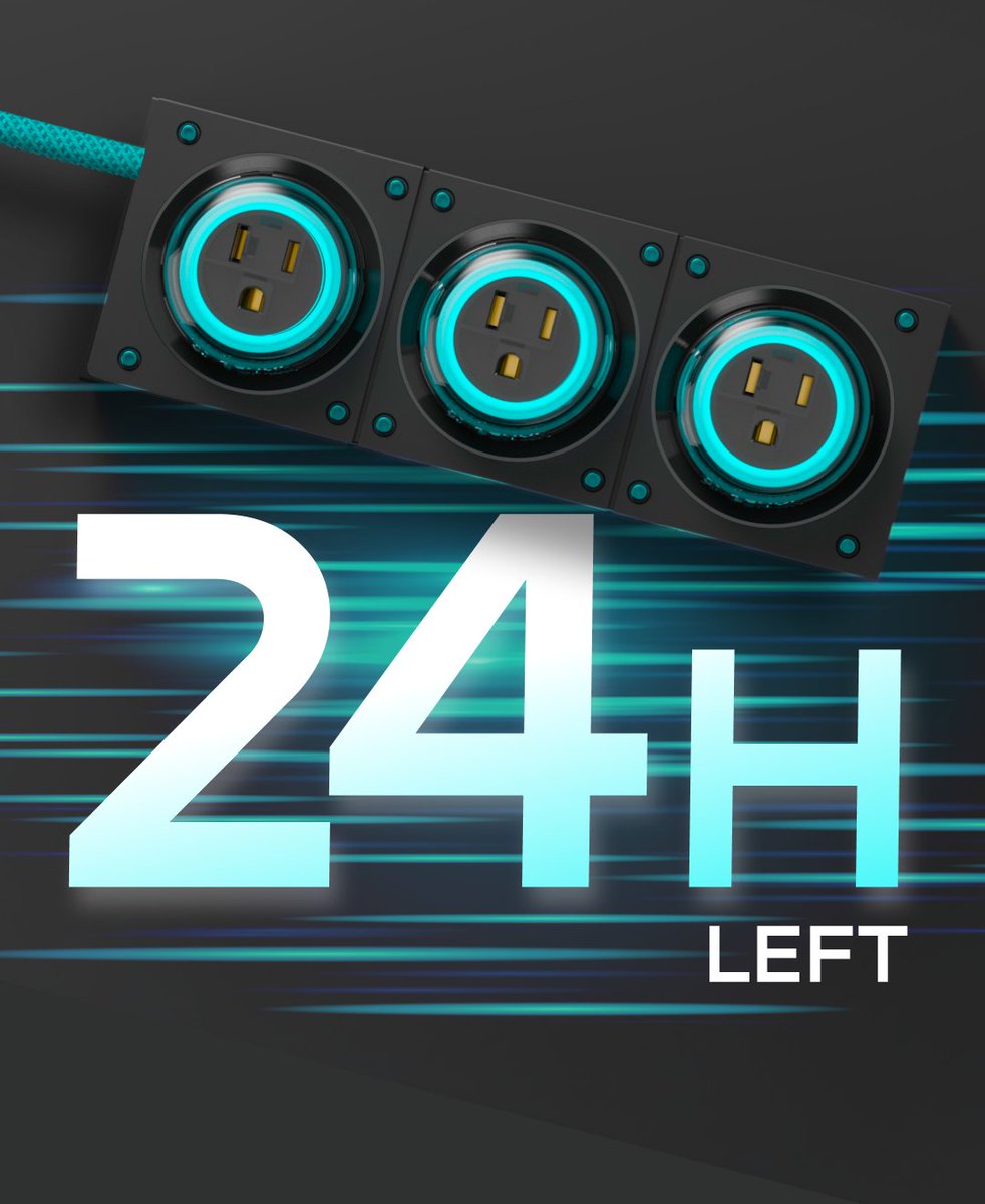GenkiThings's tweet photo. 🔥 The clock’s almost up—24 hours to go for 27% OFF Moonbase on Indiegogo!
Say ✨bye✨ to charging drama and clutter. With spacious nodes and the power to fuel 7 devices at once, Moonbase is giving big main character energy.

⚡ Grab yours now 🔗 https://t.co/4G5mMTOVHa https://t.co/M32KZFFLLD