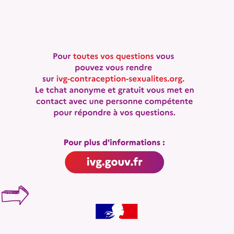 Sante_Gouv's tweet photo. #50ansLoiVeil | Consultez les associations et leurs antennes locales pour obtenir des informations sur l'IVG et être accompagnée. ⤵