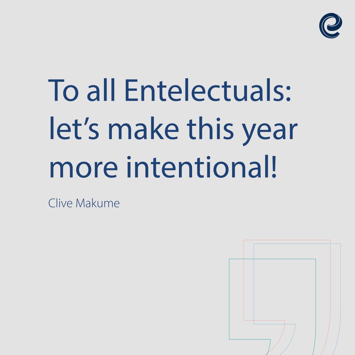 Entelect's tweet photo. What a fantastic kick-off to 2025! Our first #EntelectEngage event at our Joburg HQ was a celebration of energy, inspiration, and class. Thanks to our dynamic duo, Tomislav Ravić and Clive Makume, for sharing their invaluable tips for goal-setting as we embark on this new year.
Cheers to more engaging moments and success stories in 2025. 🥳