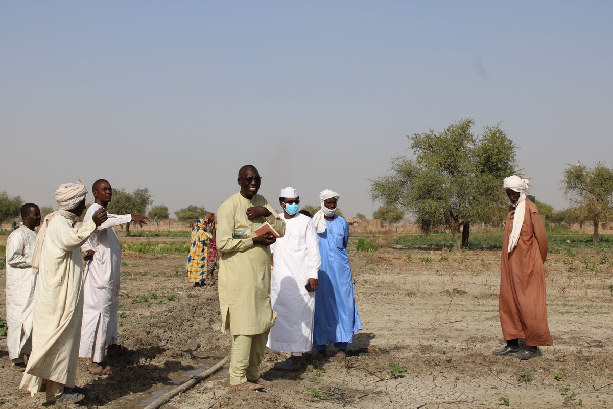 agmvtchad's tweet photo. L'ANGMV a visité hier le FACI d'Al Koudou (5 ha, 303 bénéficiaires, majoritairement des femmes). L'équipe dirigée par le DG M. Kodou Choukou Tidjani a échangé avec le comité de gestion sur les défis liés à l'eau et au fourrage.
@PNUD_Tchad
#Tchad #greatgreenwall https://t.co/AyY1DYHzMP