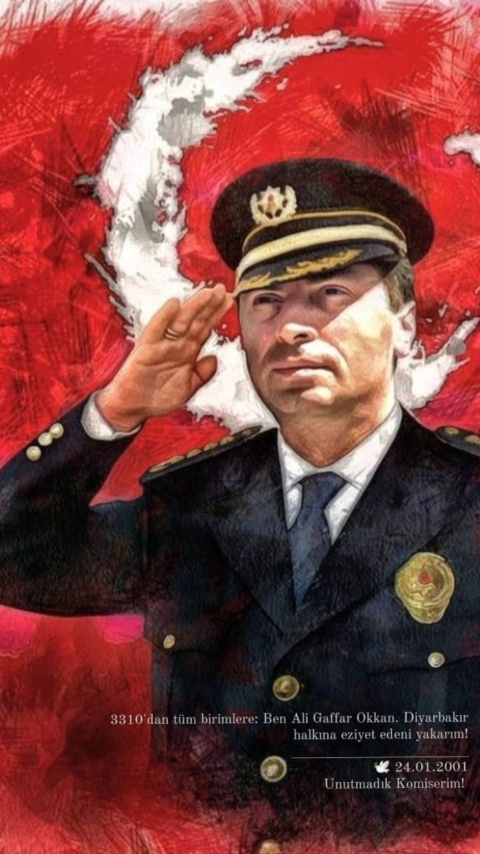 Bu dünyadan ;
Bir evlat
Bir eş
Bir baba
Bir kardeş 
Diyarbakılıların ”Gaffar babası”
Ali Gaffar Okkan geçti.

Diyarbakır Emniyet Müdürü #GaffarOkkan ve 5 Emniyet görelisi hain pusuda şehit edileli 24 sene oldu...
Unutma 🇹🇷