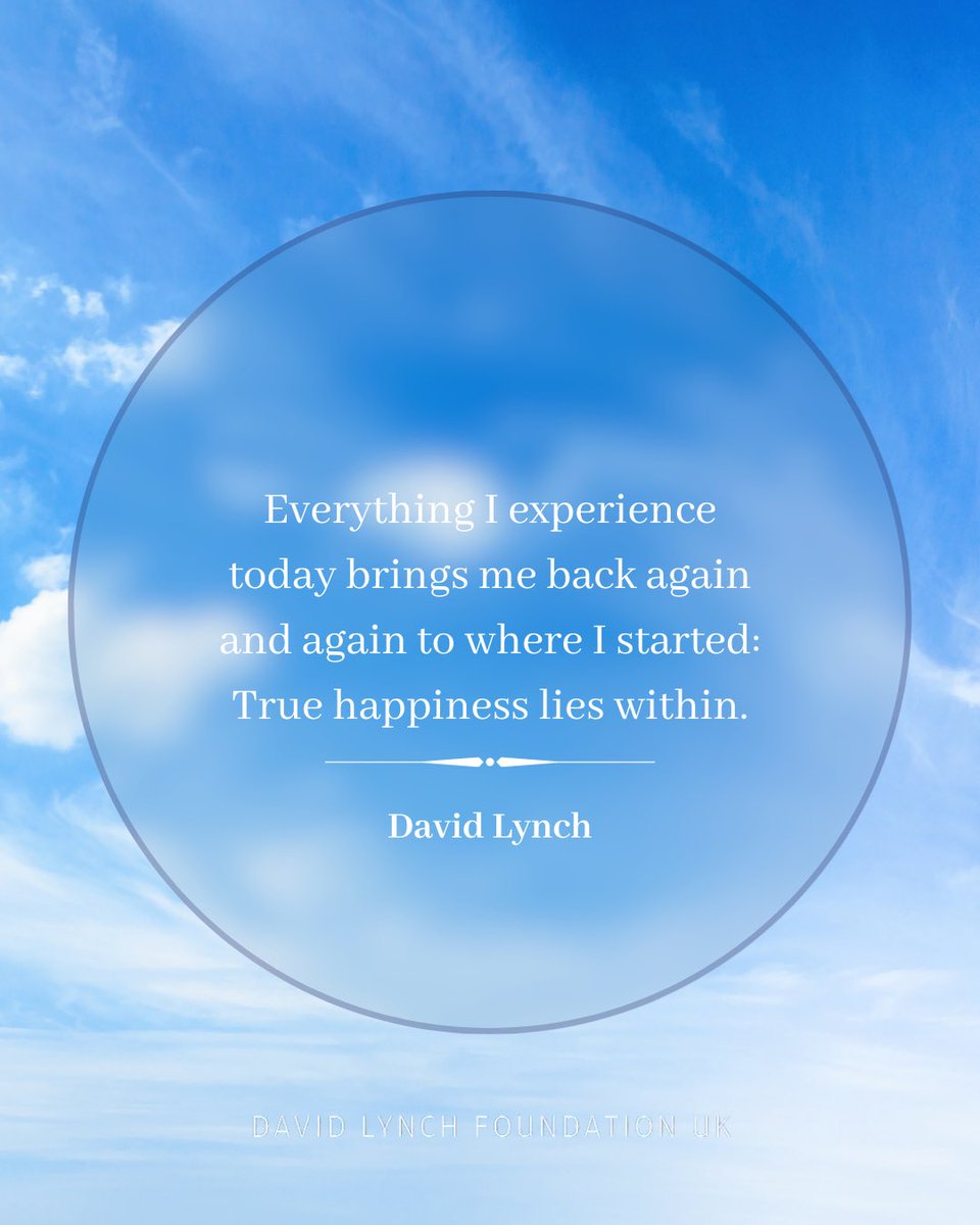 LynchFoundationUK (@davidlynchuk) on Twitter photo David Lynch knew that “true happiness lay within”. ❤️
Join us this Sunday 6.30pm GMT on <a href="/DrTonyNader/">Tony Nader MD, PhD</a> ’s social media accounts for a celebration of David’s life. David Lynch knew that “true happiness lay within”. ❤️
Join us this Sunday 6.30pm GMT on <a href="/DrTonyNader/">Tony Nader MD, PhD</a> ’s social media accounts for a celebration of David’s life.