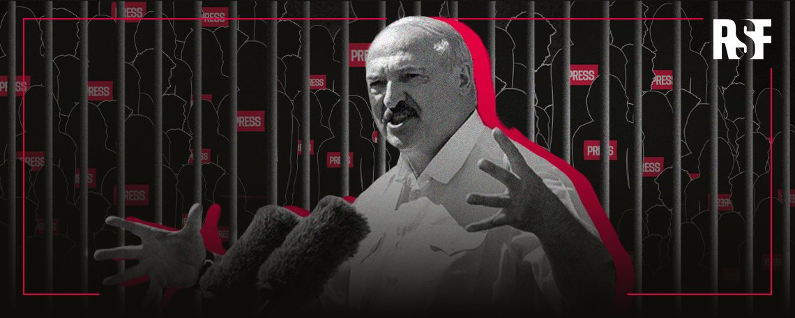 RSF_ru's tweet photo. #Беларусь: накануне пародии на выборы @RSF_inter подает иск в @IntlCrimCourt на преступления #Лукашенко против человечности  – 397 журналистов стали жертвами 589 необоснованных арестов, 43 всё ещё находятся в тюрьмах, сотни вынуждены уехать в изгнание. 👇https://t.co/Dlw1ApiEnD https://t.co/U3rfviUErE