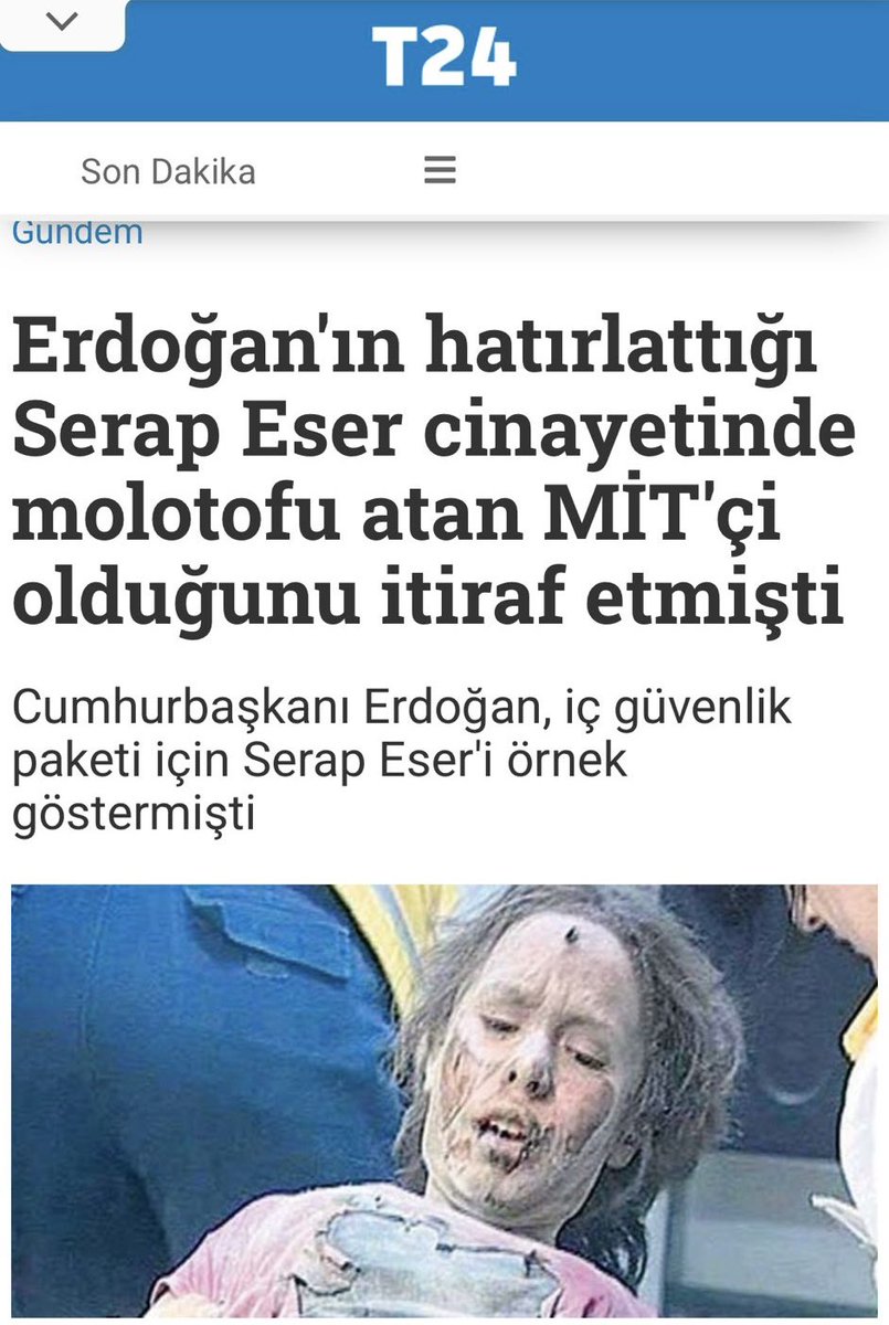 SalmanAkpinar1's tweet photo. Dünyanın hiç bir ülkesinde böyle bir olay yaşanmamıştır!

8.11.2009 yılı #Küçükçekmece #Kanarya Mahallesinde otobüse Milli İstihbarat Teşkilatına bağlı kişilerce molotofla yakılan #SerapEser yaşamını yitirmişti.

Gerçek sorumlular ve olayın katilleri serbest ama Salman Akpınar tutuklandı!