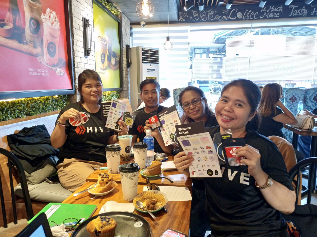 Such a wonderful and memorable Mini #KAIA Meetup here at Blackscoop Café, Cagayan de Oro City. ☺️

This will be the first of the many to come. 😱

We've talked about Web3, #KAIA, Mini DApps on LINE and many more. 🫡

Thank you <a href="/KaiaChain/">Kaia</a> for the support to make this possible. 😇