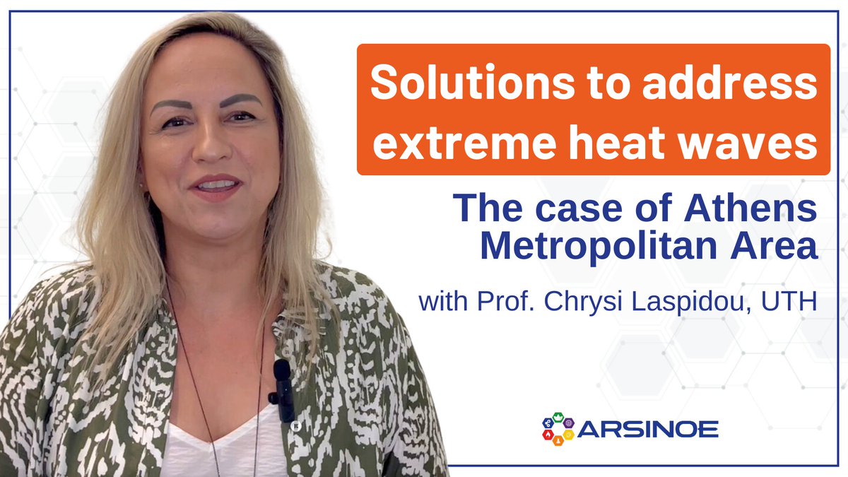 ARSINOE_EU (@arsinoe_eu) on Twitter photo 🔎Check out Prof. <a href="/CLaspidou/">Chrysi Laspidou</a> , Project Coordinator, <a href="/CivEngUTH/">Civil Eng. Dep., University of Thessaly</a> , as she shares how #ARSINOE solutions are addressing one of the biggest challenges in Athens: extreme #heatwaves: youtu.be/jxH6qeZIdBQ?si…
#ARSINOE #ExtremeHeat #ClimateAction #Athens 🔎Check out Prof. <a href="/CLaspidou/">Chrysi Laspidou</a> , Project Coordinator, <a href="/CivEngUTH/">Civil Eng. Dep., University of Thessaly</a> , as she shares how #ARSINOE solutions are addressing one of the biggest challenges in Athens: extreme #heatwaves: youtu.be/jxH6qeZIdBQ?si…
#ARSINOE #ExtremeHeat #ClimateAction #Athens