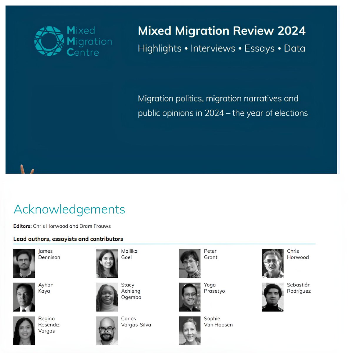My essay titled 'How do we study the social integration of temporary migrants?' was published last Dec in Mixed Migration Review 2024. Download the report here: lnkd.in/exf6rtUF