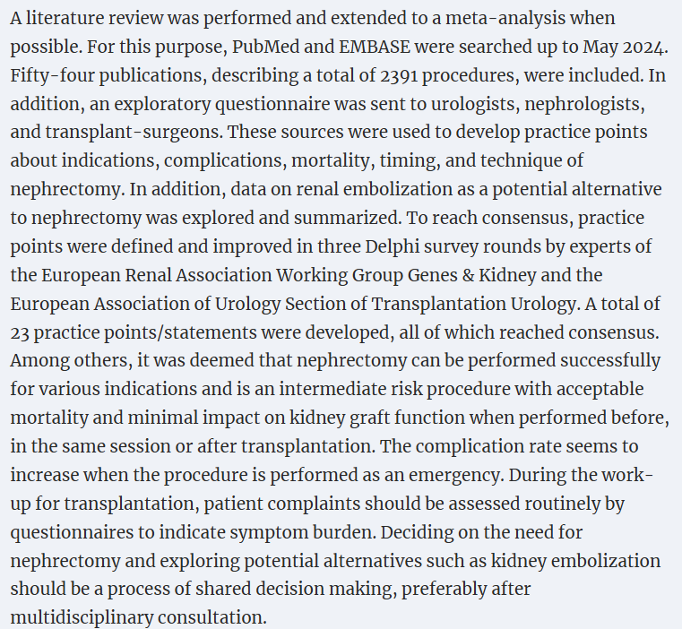 NDTsocial's tweet photo. Nephrectomy in Autosomal Dominant Polycystic Kidney Disease:
A consensus statement of the ERA Genes & Kidney Working Group
🔓https://t.co/bSRZgYGgr2
@ERAkidney https://t.co/gmYYwWePlj