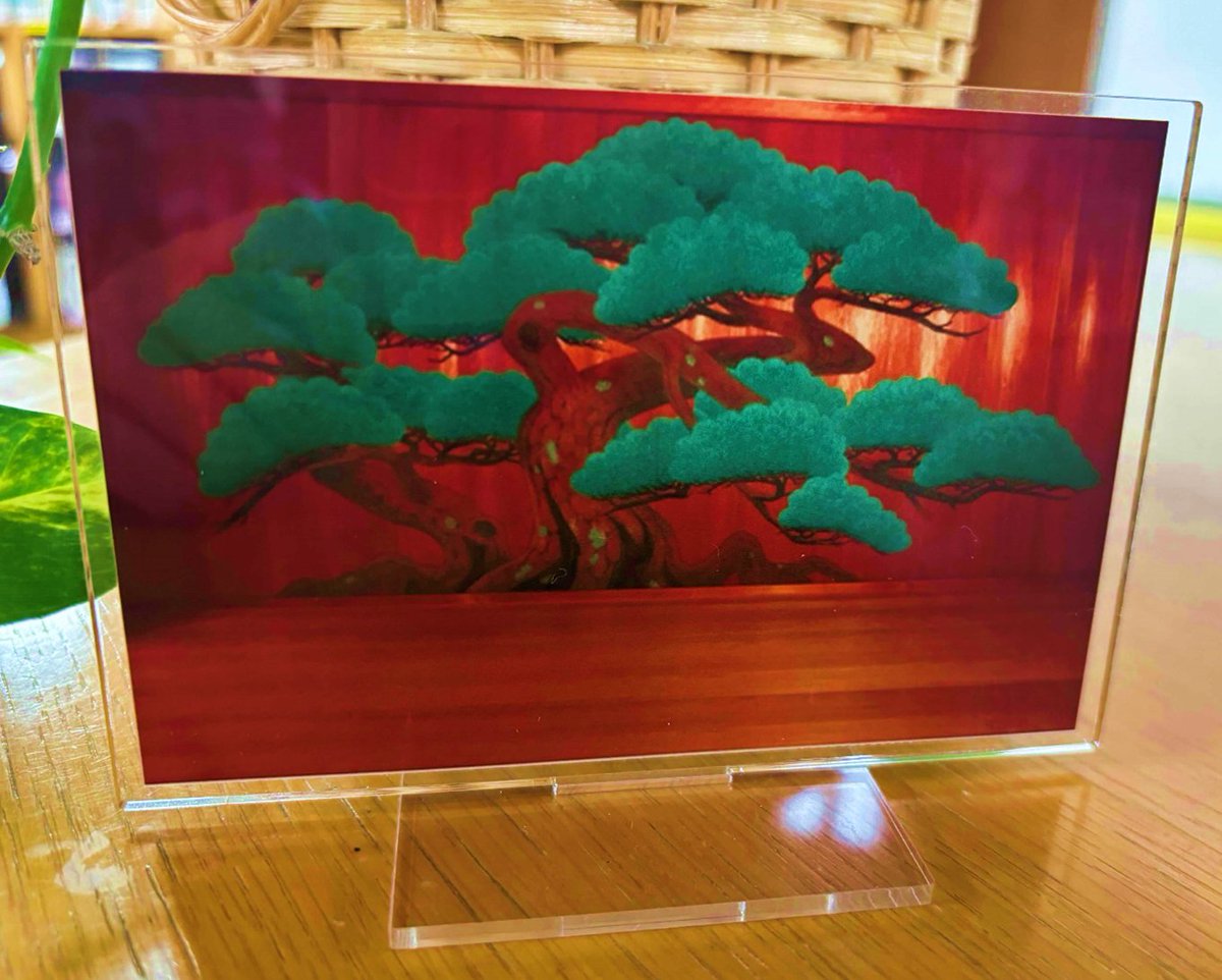 【能舞台アクリルスタンド 販売再開しました！】
好評開催中の「宝生宗家展」にて販売中のグッズ「国立能楽堂能舞台アクリルスタンド」の販売を再開しました！こちら人気商品のため、お一人様１点ずつの販売となります。