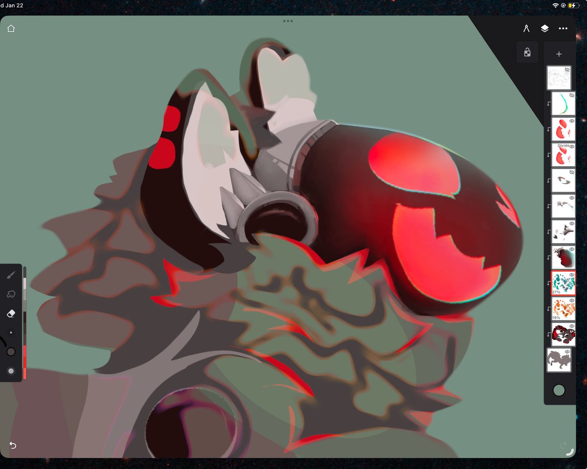 protogen commission wip

supposed to be a freebie, 
but i kinda went too ham.

oh well.

#protogen #furry #artcommission #WIP