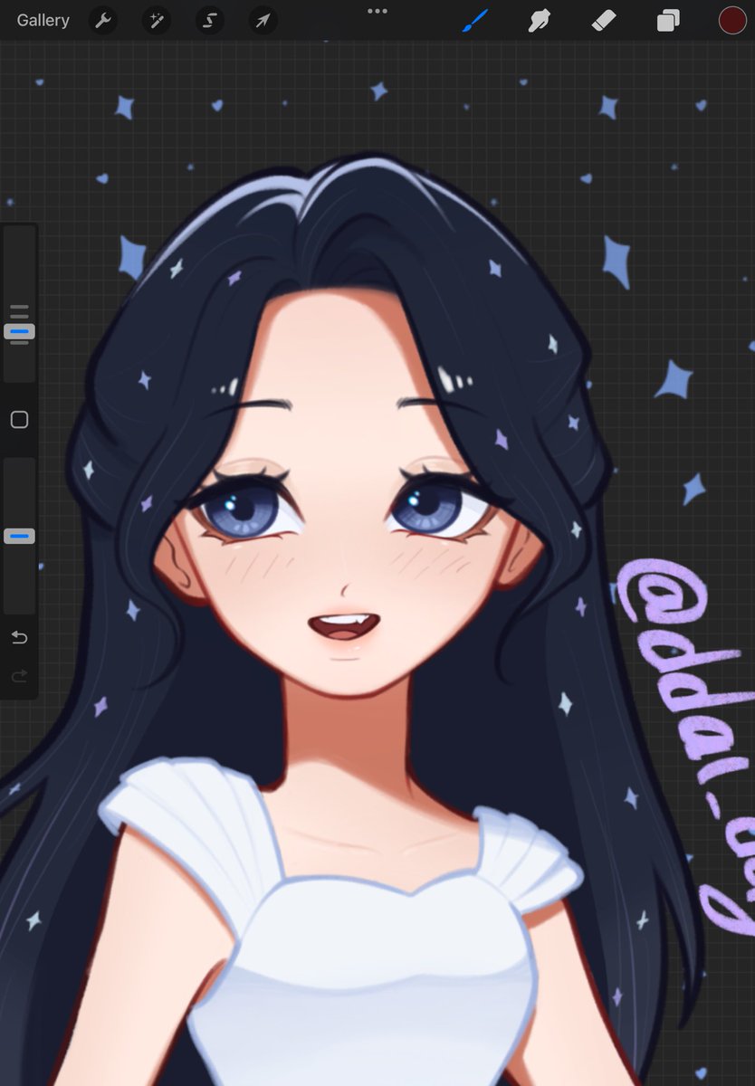 ddai_day's tweet photo. Redesign of Iris! ✨ Kept it simple and elegant—what do you think? 💙

#oc #iris #redesign #digitalart #smallartist https://t.co/xgALQkyR0R