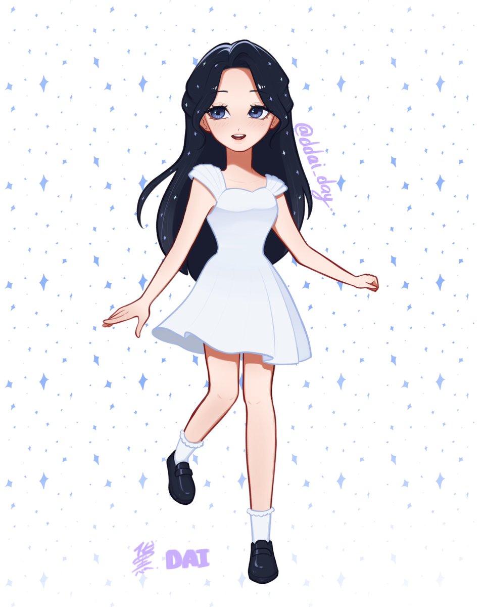 ddai_day's tweet photo. Redesign of Iris! ✨ Kept it simple and elegant—what do you think? 💙

#oc #iris #redesign #digitalart #smallartist https://t.co/xgALQkyR0R
