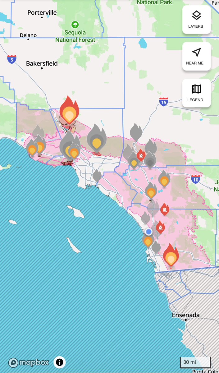 Active Southern California fires.  Winds have been whipping all day in SD. 

So fricken crazy - stay safe everyone!  #sandiegofires