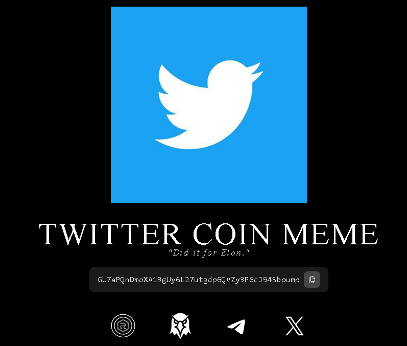 C_hain_Genius's tweet photo. $TWITTER IS BACK🔷
MC: $858K
CA: GU7aPQnDmoXA13gUy6L27utgdp6QVZy3P6cJ94Sbpump
@birdcoin_sol
The X may have replaced the bird, but $TWITTER is here to reclaim the spotlight
Join the revival of a legend—let’s fly together
#TWITTER #Solana #pump.fun #BullishAlert https://t.co/unlG0RzZtL