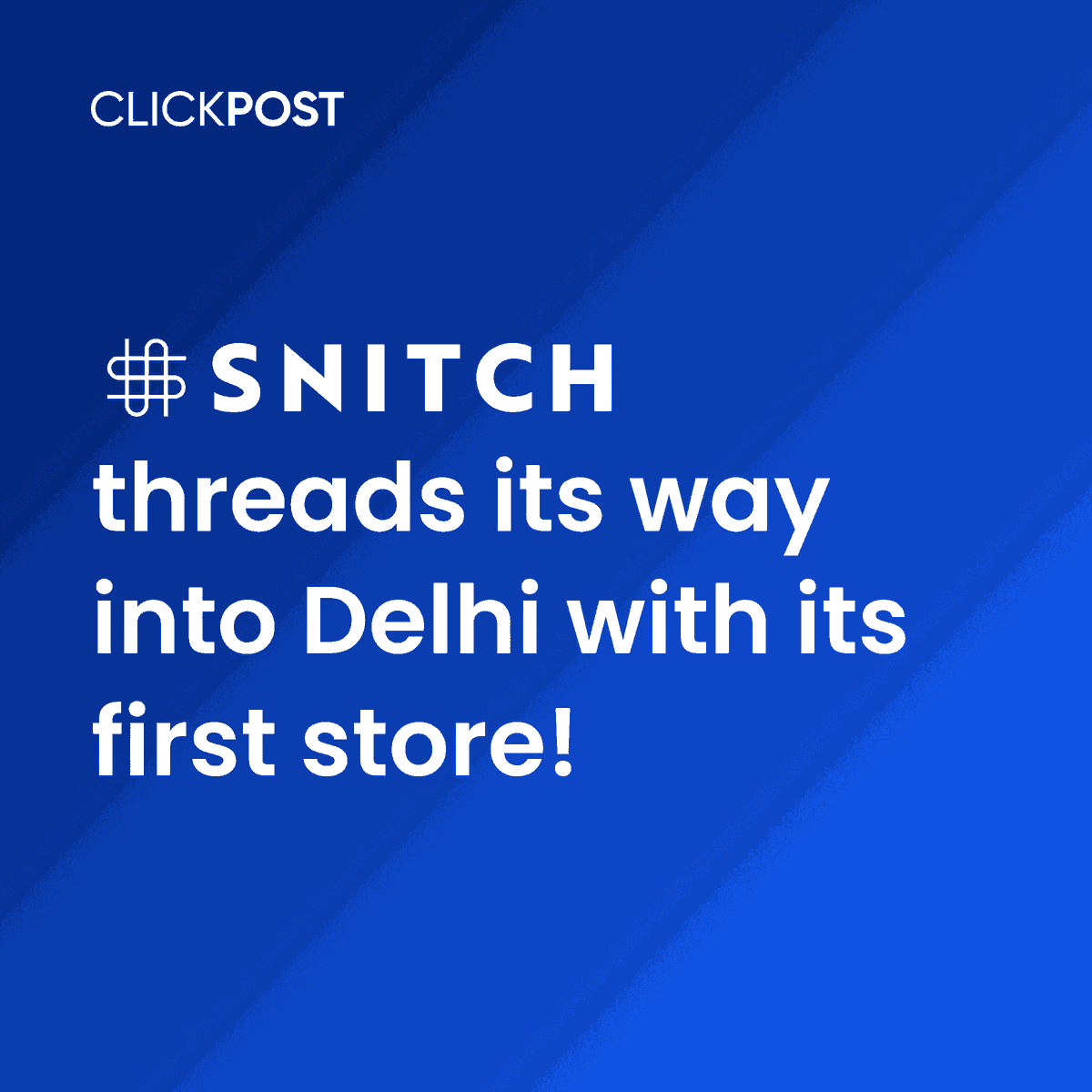 ClickPostTech's tweet image. Big congrats, @snitch_co! Thrilled to be your partner.
Here’s to many more milestones and redefining menswear! 🚀👕✨
#Snitch #MensFashion #DelhiLaunch #FashionRetail