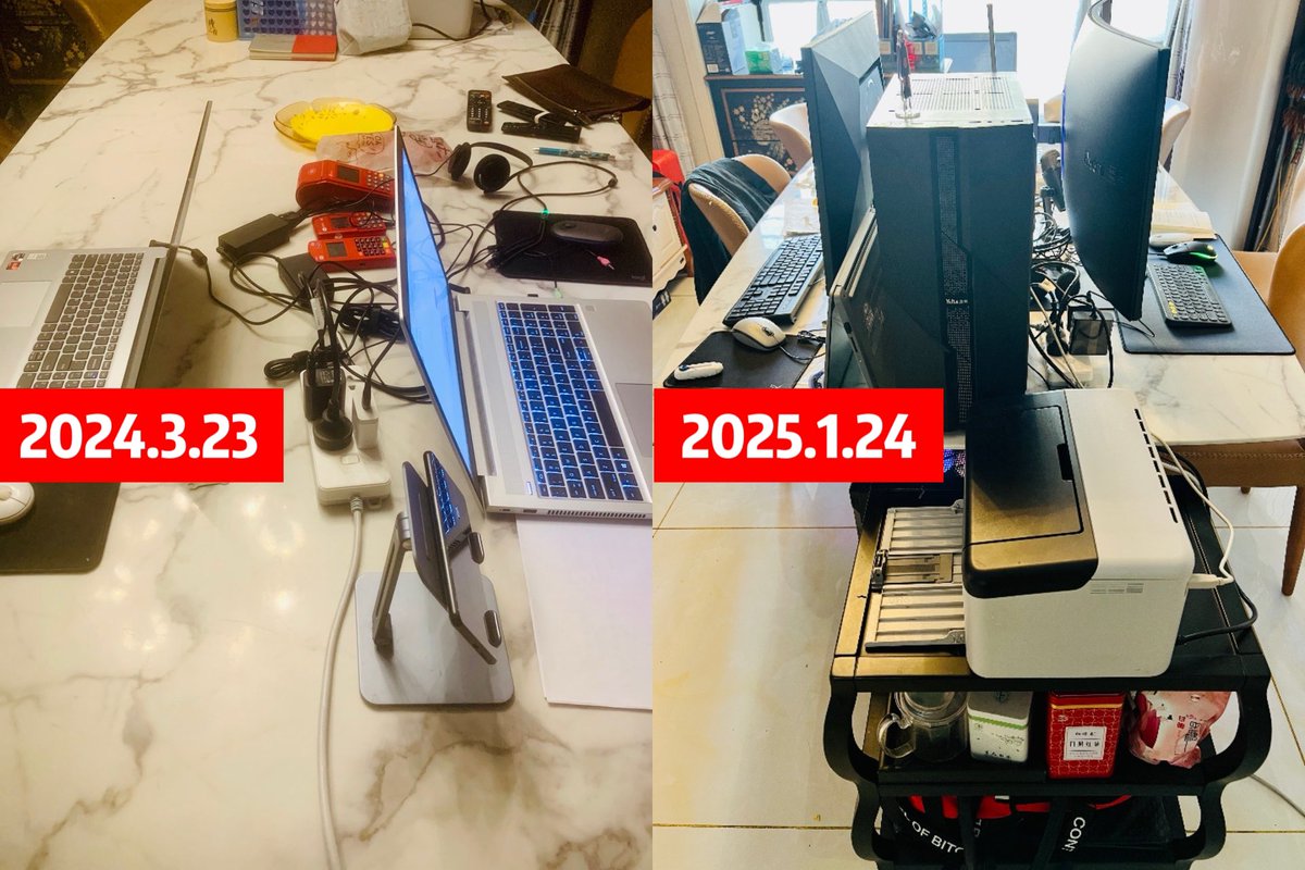 1️⃣马上就要过农历新年了，“家庭版一个人的撸毛工作室”，也快到一年了。
2️⃣之前的几年，年底“给工人结工资”+“给工厂打货款”之后，就没钱过年了，而且年后又要马上“交商场租金”，租金就要靠刷信用卡。
3️⃣今年还剩了3000元可以过年，很好。