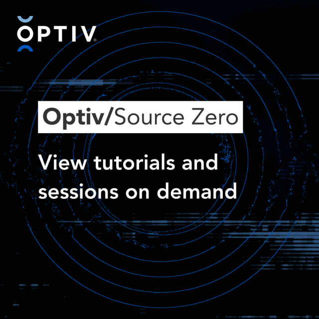 virendergarwal's tweet photo. The @Optiv #SourceZero video hub includes workshops on #AppSec, cyber resilience and incident response, #ThreatIntelligence and more. π₯ Start viewing today. https://t.co/99yNk7REhE https://t.co/JvusDM72EJ