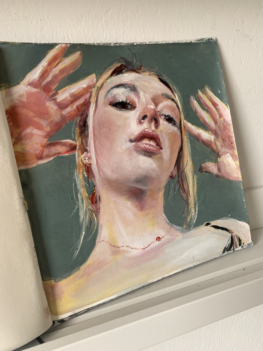 andreasliss_de's tweet photo. Oil / alla prima on gessoed paper (sketchbook 25 x 25 cm) / thank you Zoey N

#portraitpainting #andreasliss #oilonpaper #allaprima #museumbysktchy https://t.co/QOpM9MviD9