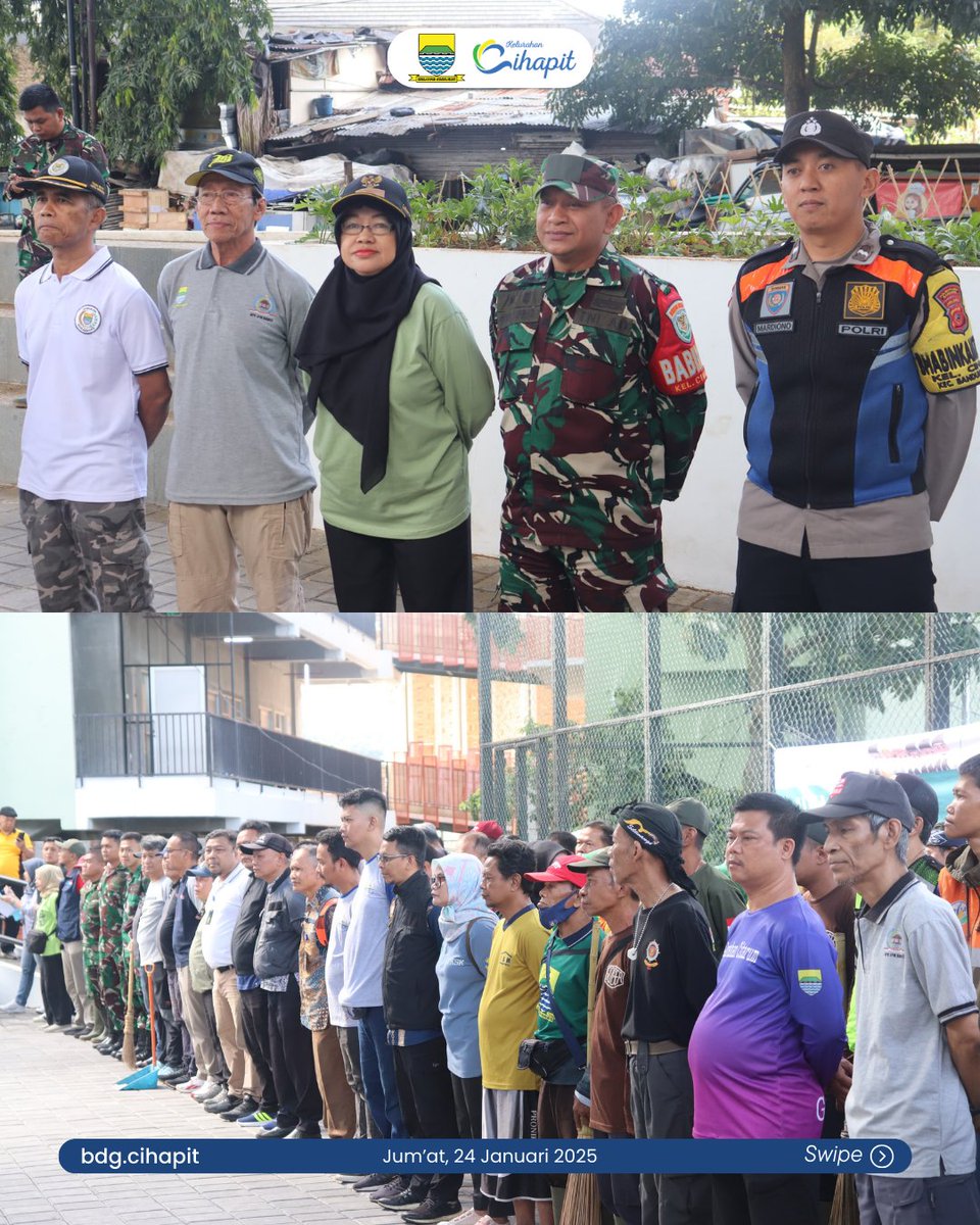 kel_cihapit's tweet photo. Gerakan Jumat Bersih (Jumsih) Tingkat Kec. Bandung Wetan dihadiri oleh Plt Camat, Danramil, Kapolsek, kepala DPKP, Dirut PDAM, Satgas Citarum Harum, Para Lurah, ASN dan Non ASN serta Gober dan Linmas se Kec. Bandung Wetan, bertempat di Rumah Deret RW 11 Kel. Tamansari https://t.co/7ZthqbYEQS