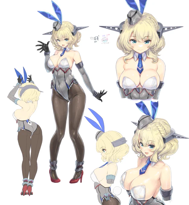 『イラスト紹介#01「コロラドバニー衣装(艦これ)」[制限ナシ無料]』⇒ 『設定ラクガ#02[制限ナシ無料]』⇒ 『イラスト・制作過程#03[投銭&amp;限定解除プラン]』⇒  
