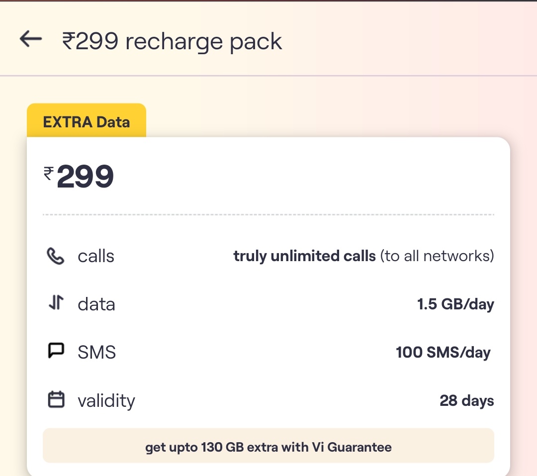 lets_expose_cr's tweet photo. @TRAI @DoT_India @apt_secretariat Rs. 299 (Plan with internet &amp; SMS)
 - 1.5 gb day
 - 100 SMS

Rs. 204 (Plan without internet &amp; SMS)
 - talktime 204
 
Rs. 208 (Plan for data pack)
 - 1.5GB day

@TRAI @VodafoneGroup
Now can you explain what is data price &amp; what is calling price ?

@TRAI you're failed to serve us. https://t.co/LuAemOr9zX