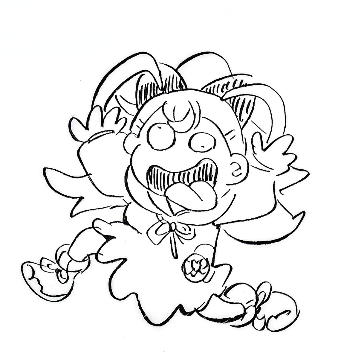 わんぷり序盤辺りに描いた絵 