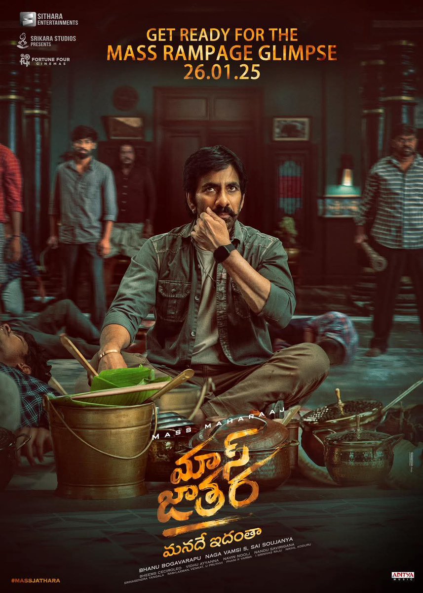 Sathvik_Rtf's tweet photo. Malli Krack Range lo Comeback expect chesthunna Annayya @RaviTeja_offl 🫠

#MassJathara  #RaviTeja https://t.co/LfF3bmkcus