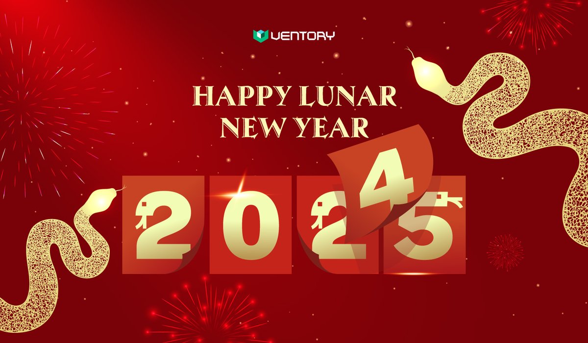 Ventory_gg's tweet photo. ✨ Happy Lunar New Year, Ventorians! 💫
Wishing you a year filled with prosperity, luck, and endless success. May your journey with Ventory be as rewarding as ever! 🌟💰
Here’s to new beginnings and greater heights in the year ahead! 🎉🧧
#Ventory #LunarNewYear2025