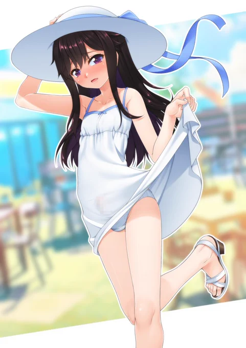 サマードレス露出で気持ちよくなっちゃう四ノ宮敬一くんをリクエストしていただきました!強い日差しのコントラスト塗ってて楽しかったです!射精差分は支援サイトにて↓FANBOX↓↓ 