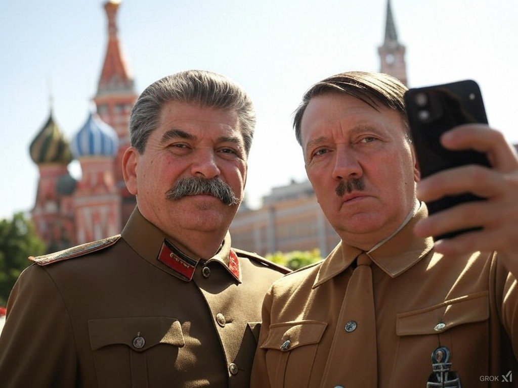Real_Hitler45's tweet photo. History might be reserved if I've made alliance with these GUYS at that time .
Old memories could get hurt for sure.
Images by #Grok2 https://t.co/8yMxvEWWzG