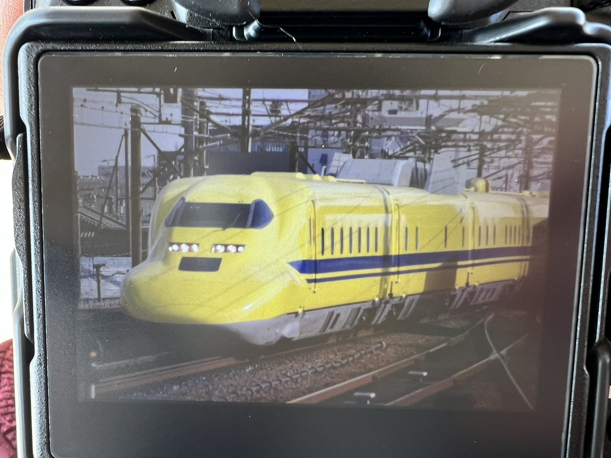 ドクターイエローT5編成、岐阜羽島駅通過