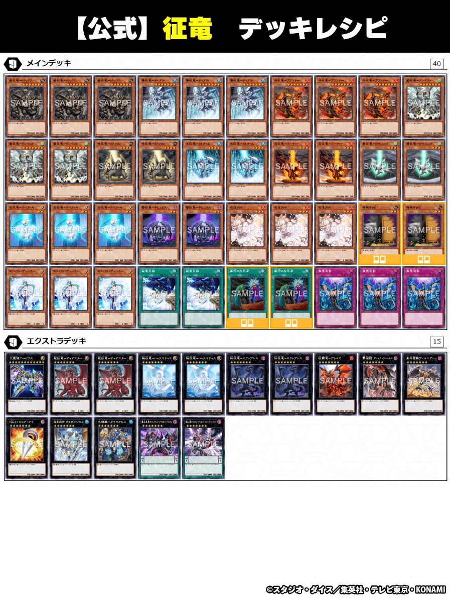 遊戯王 征竜 デッキ 公式】遊戯王OCG on X: 