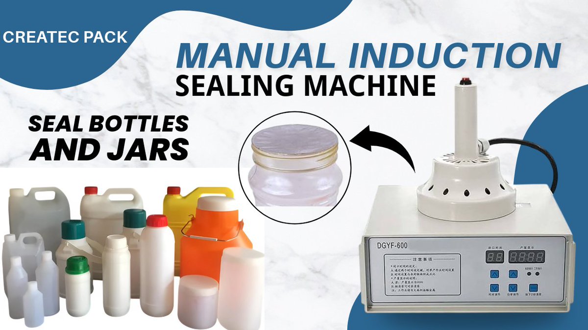 CreatecPacking's tweet photo. Watch Manual Induction Sealing Machine - https://t.co/1U5POZJt6J 

#inductionsealer #sealingmachine #bottlesealing #jarsealing #inductionsealingmachine https://t.co/u3QYSAVbjW