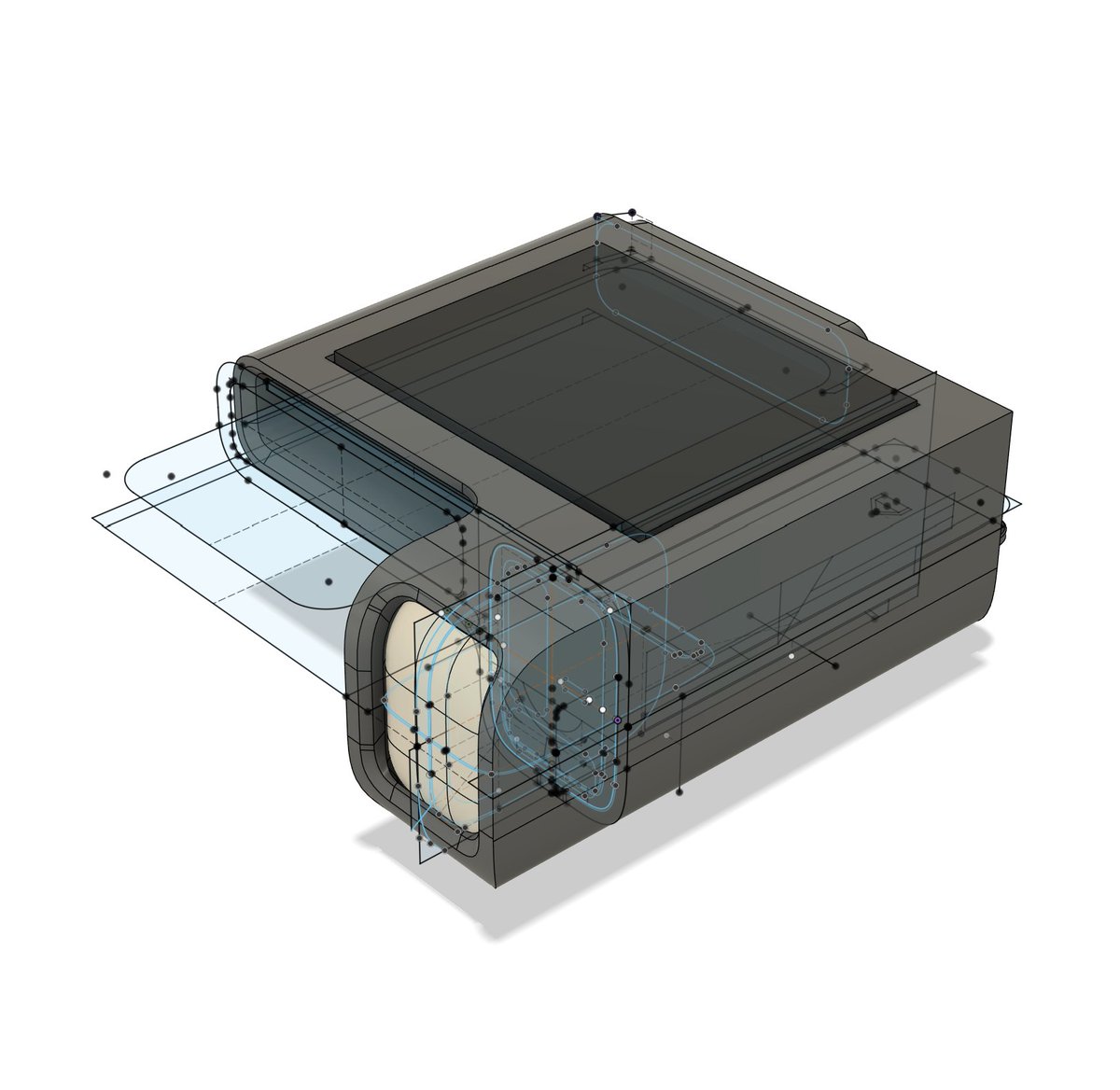 wiredesigncc's tweet image. リール式の充電器を収納できるスマホステーションを試作中。 

 今回はデスクへの取り付けはマグネットでいこうかなと。（両面テープとマジックテープで少し悩みました） 別途、デスク裏に金属板が必要だけれど、他のアイテムに付け替えも可能。 

ご意見ご要望もお待ちしております。