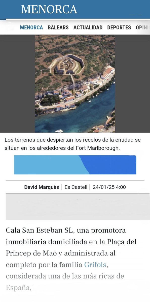 pharma_jonpi's tweet photo. El Grupo #Grifols se Posiciona en el Sector Turístico Tras la Compra de 53.000 Metros de Suelo Protegido en Cala Sant Esteve de #Menorca .

https://t.co/rj0sEgflKT #ibex #dax #ftse #qatar #dowjones #grfs #Nasdaq #tourism #biotest https://t.co/ob7kEPQMTQ