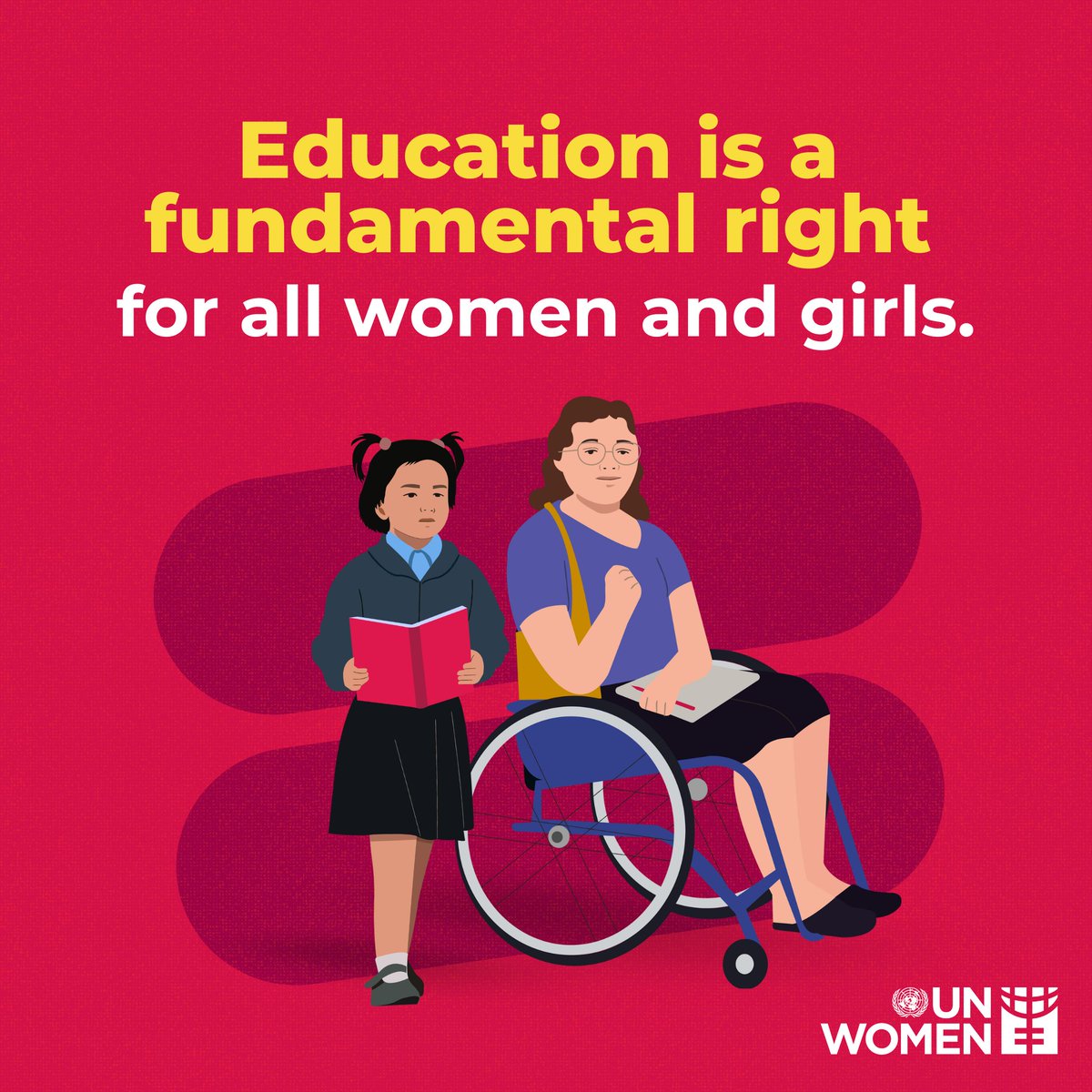 UN_Women's tweet image. FACT on #EducationDay:

Education is not a privilege. It is a fundamental RIGHT #ForAllWomenAndGirls.

Yet, 119.3 million girls are still out of school globally.

👉Learn why in our Gender Snapshot report: unwo.men/QVoF50UKil6

#GenderData