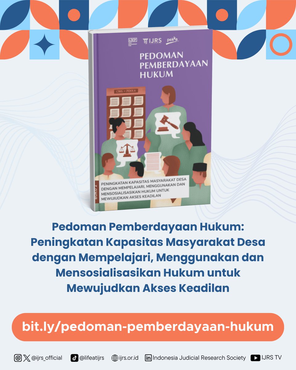 Indonesia Judicial Research Society (IJRS) tweet media