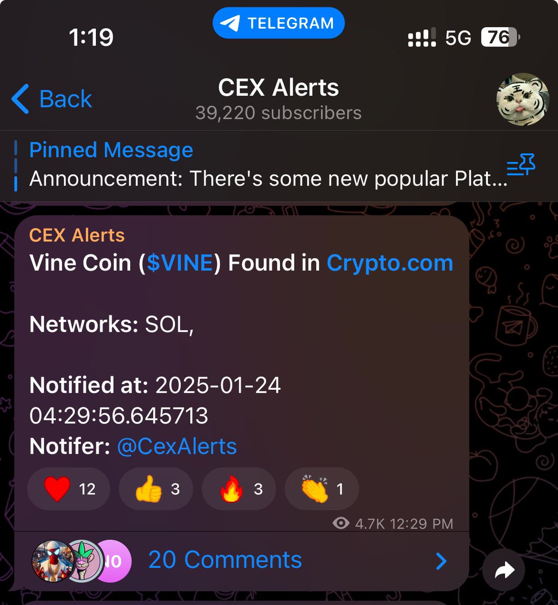 F0Ex__'s tweet photo. JUST IN: $VINE found in @cryptocom https://t.co/zCAJ6AehX5