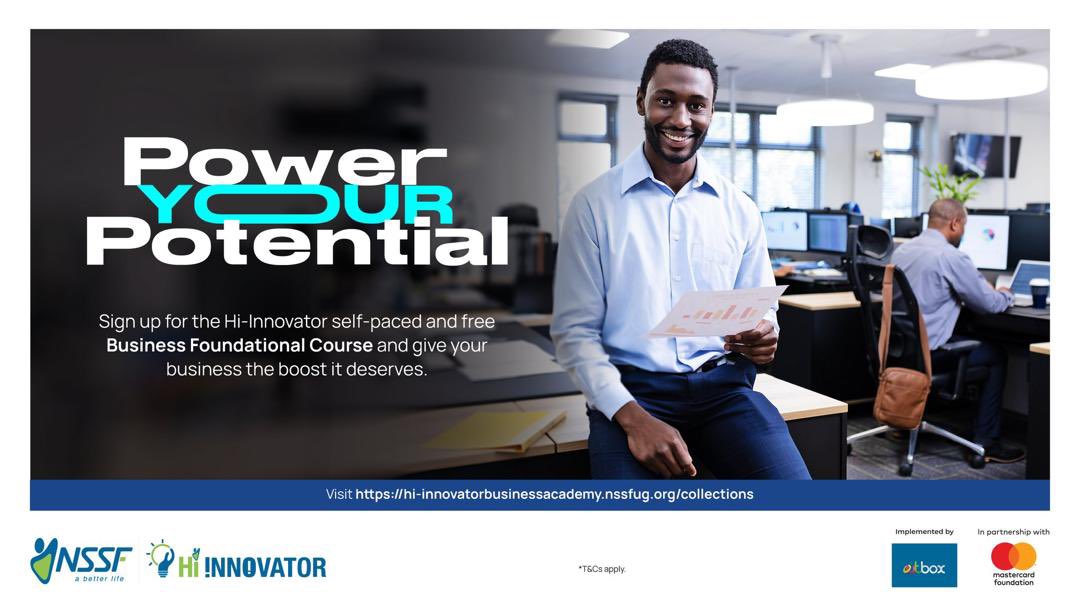Friday is usually a good time to start a course,so that by the end of the weekend,you have submitted your assignments without cheating your employer!
Sign up for the Hi-innovator self-paced and free Business Foundational course and boost your business. 

hi-innovatorbusinessacademy.nssfug.org/users/checkout…