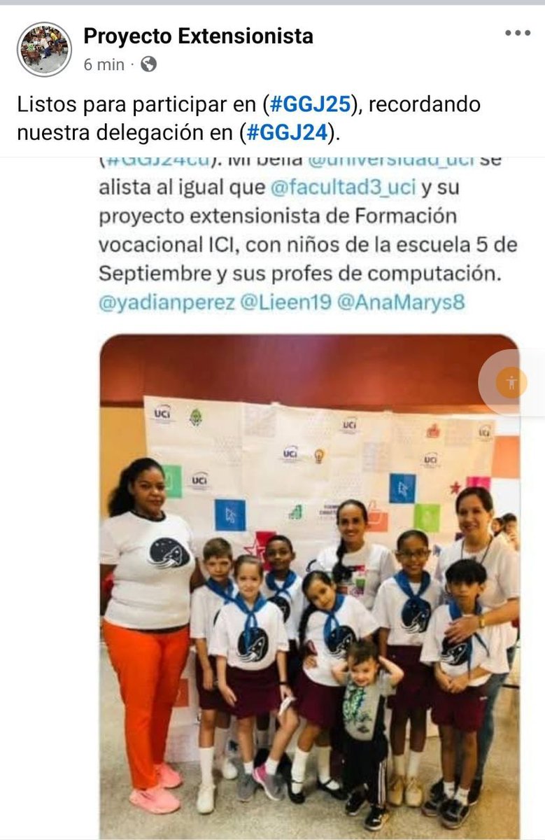 Global Game Jam 2025 en la #uci esta mañana. Síguenos en redes para no perderte esta Jam. Agradecemos a nuestros colaboradores: Editorial Pueblo y Educación, ICAIC, Proyecto Extensionista, Parque Científico Tecnológico - La Habana, y la Universidad de las Ciencias Informáticas.